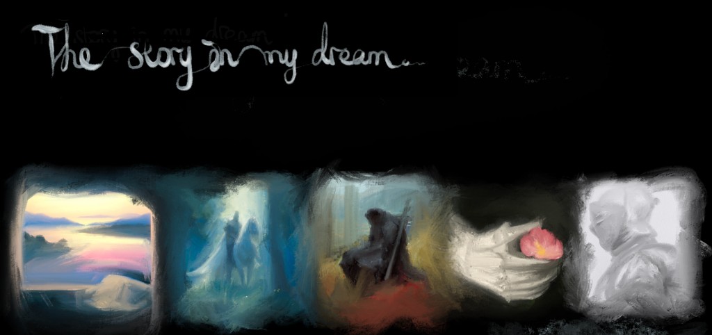 The story in my dream — comic strip
